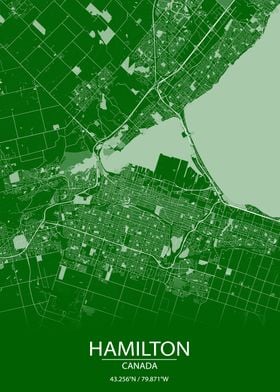 Hamilton Ontario Green Map