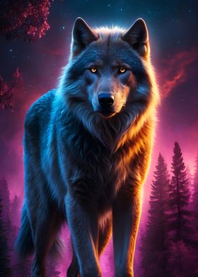 astral neonlit werewolf