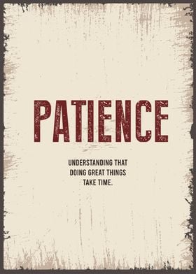 patience