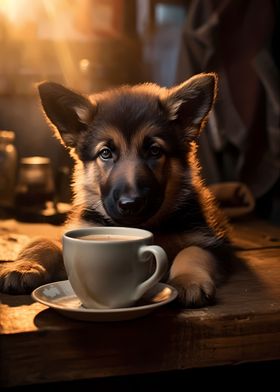 German Shepherd Dog Coffee