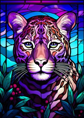 Colorful Abstract Leopard