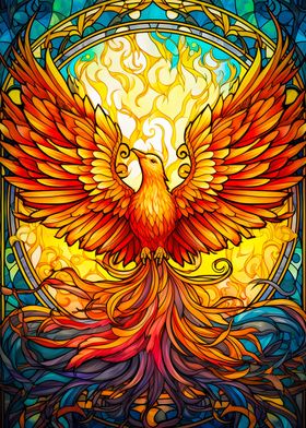 Colorful Abstarct Phoenix