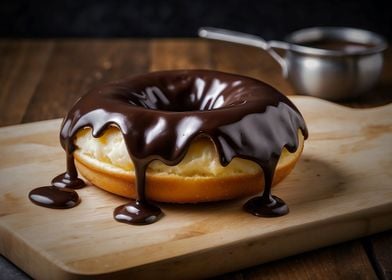 Chocolate Covered Donut 