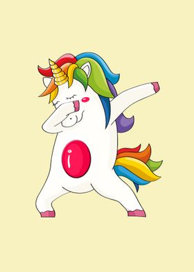 unicorn dabbing