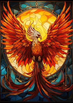 Phoenix Stained Glass