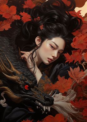 Geisha and her Dragon