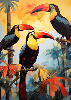 Tropical Harmony Toucans