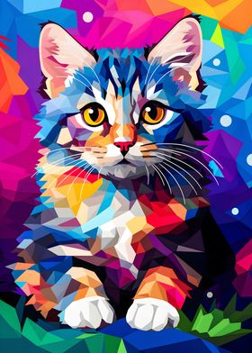 Cat Pop Art