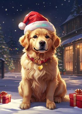 Golden Retriever Christmas