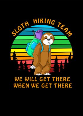 sloth hiking team 