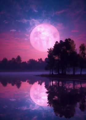 Cherry Blossom Moon