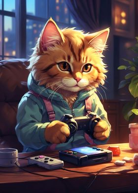 Gaming Cat