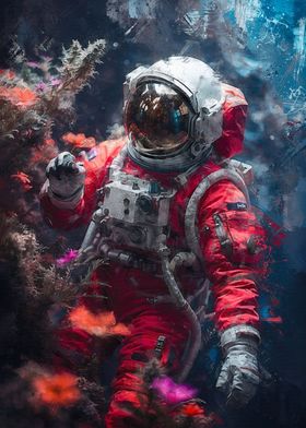 Astronaut Floating