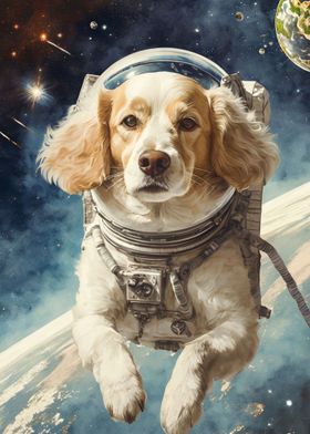 Astronaut Dog