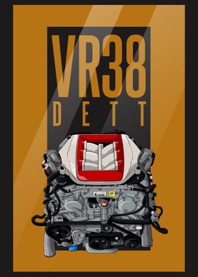 GTR R35 engine VR38DETT