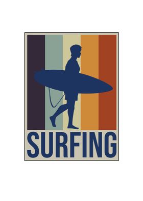 Surfing Sea Surfboard