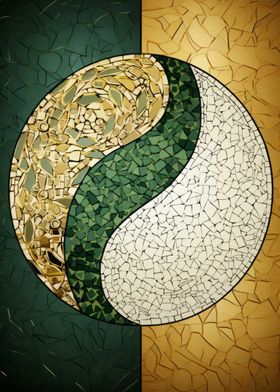 Mosaic Kentsugi Art
