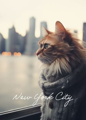 New York City Cat Fashion