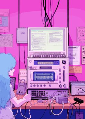 Lofi Pink Retro