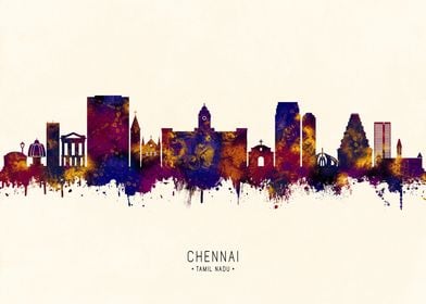 Chennai Tamil Nadu Skyline