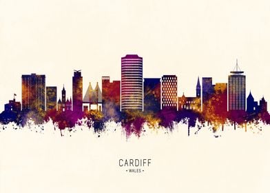 Cardiff Wales Skyline