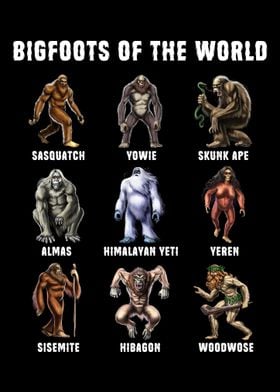 Bigfoots Of The World