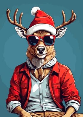 Deer Christmas