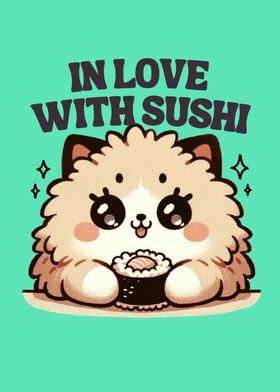 Cute Kawaii Pet Sushi Love-preview-0