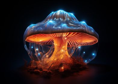 Glossy mushroom