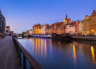 City of Gdansk at Dawn
