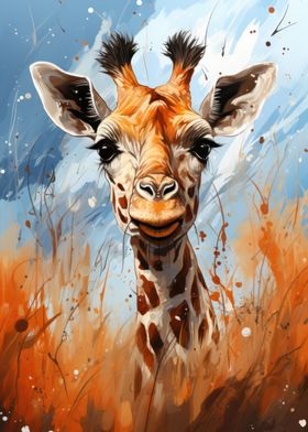 Giraffe portrait