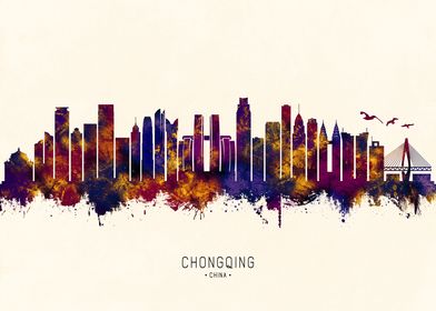 Chongqing China Skyline