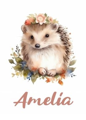 Amelia Nursery Hedgehog