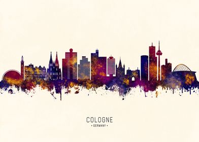 Cologne Germany Skyline