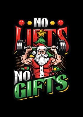 Weight Lifting Santa Gym