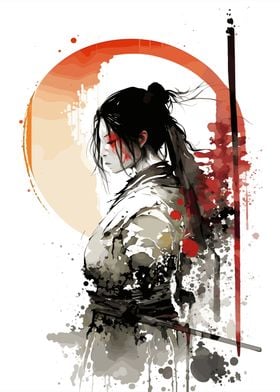 Mythical Asian Samurai