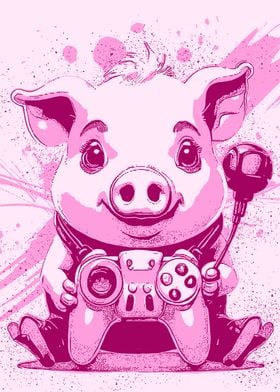 Pig with Joystick