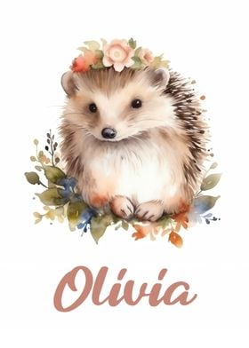 Olivia Nursery Hedgehog