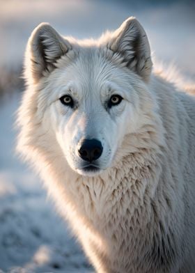 Arctic White Wolf