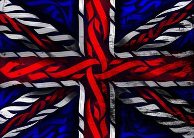 UK Flag Calligraffiti