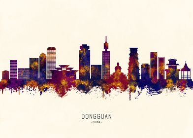 Dongguan China Skyline