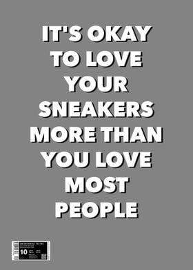 Sneaker quote