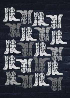 Boho Cowboy Boots Pattern