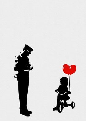 Red Balloon Girl Banksy