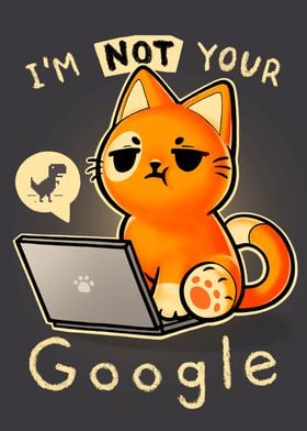 Not your Google Laptop Cat