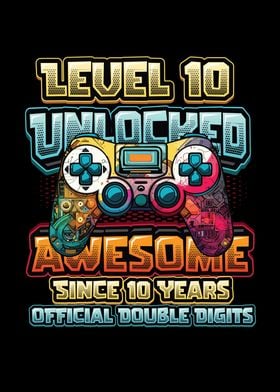 Level 10 Unlocked Gamer