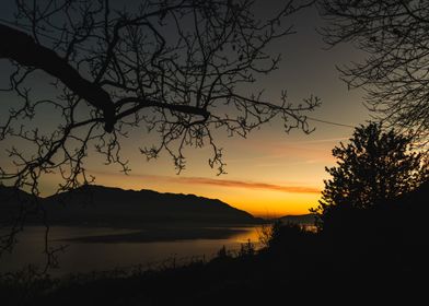 Sunset at Lago Maggiore