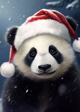 Panda Christmas Animals