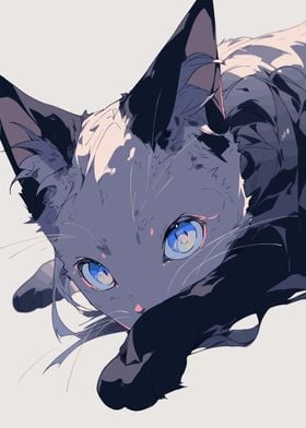 Expressive Manga Kitty