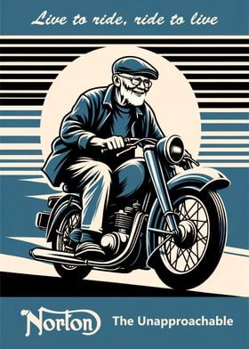 Vintage Norton Motorcycle